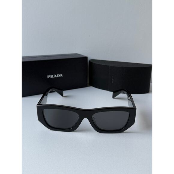 NEWEST RELEASE NEW Prada PR A01S Sunglasses in Black - Picture 2 of 6